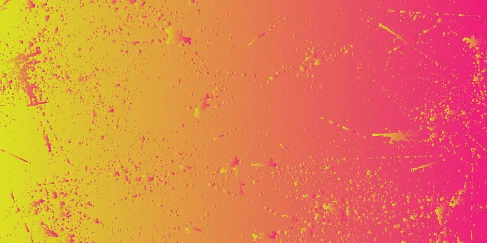 Vector texture gradient background, splashes. Pink and yellow Stock Illustration
