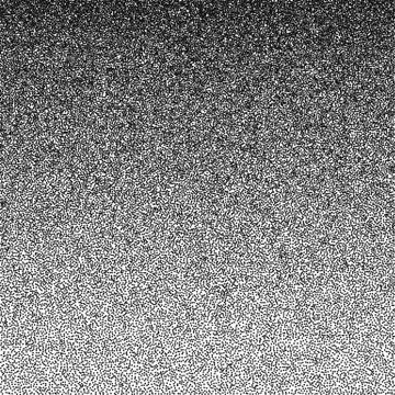 Vector texture of many small circles. Black square Stock Illustration