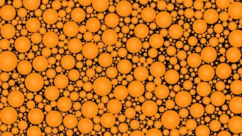 Vector texture of orange circles on a black background イラスト素材