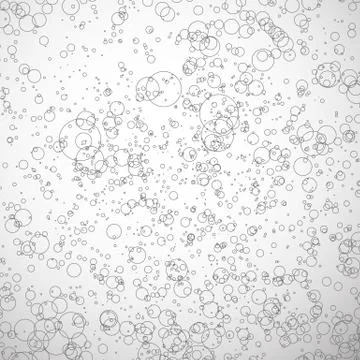 Vector texture, pattern with scattered, random circles. Illustrazione stock