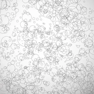 Vector texture, pattern with scattered, random circles. Illustrazione stock
