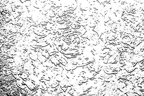 Vector texture plastered wall, black and white texture chaotic plaster patter Stock Illustration