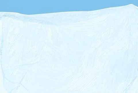 Vector texture of plastic film on blue background Stock Illustration