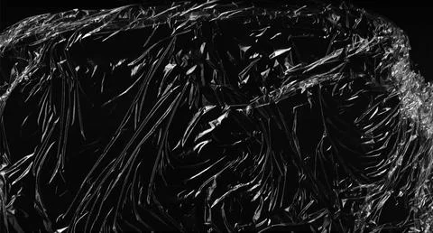 Vector texture of plastic film on dark background Stock Illustration