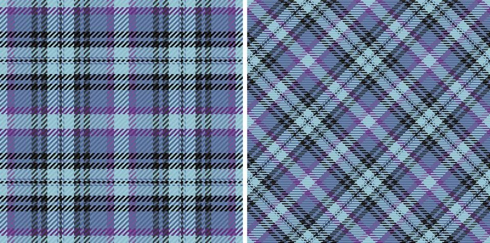 Vector texture seamless of plaid textile fabric with a check background pat.. Stock Illustration