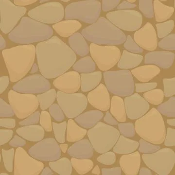 Vector texture of stones in brown colors Stock Illustration
