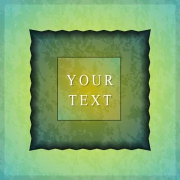 The vector textured colored frame Stock Illustration