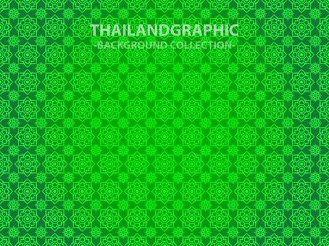 Vector thai ethnic decorative elements vector. Stock Illustration