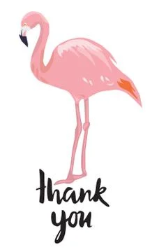 Vector thank you card Stock Illustration