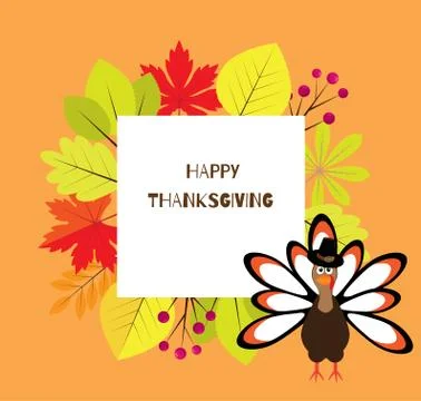 Vector Thanksgiving Background Stock Illustration
