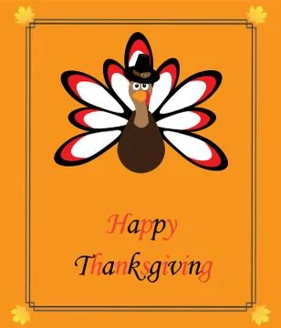 Vector thanksgiving turkey Stock Illustration