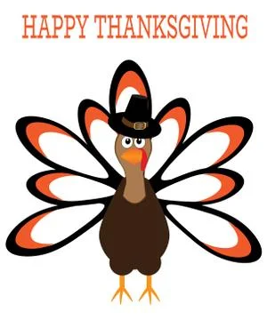 Vector Thanksgiving Turkey Illustrazione stock
