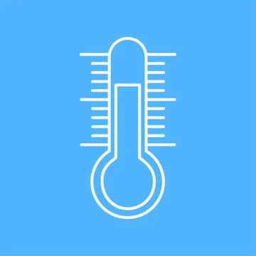 Vector thermometer icon. Eps10 Stock Illustration