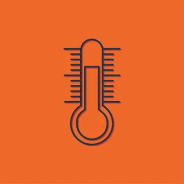 Vector thermometer icon Stock Illustration