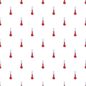 Vector thermometer pattern indicating high temperature background Stock Illustration
