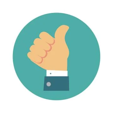 Vector thumb up icon Stock Illustration