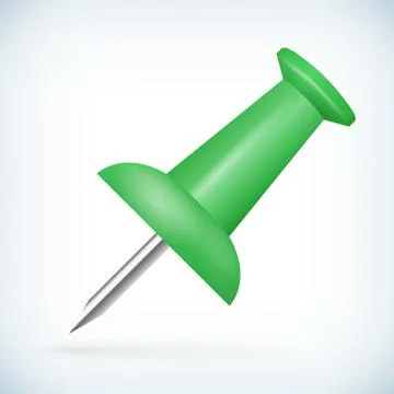 Vector thumbtack detailed icon Ilustração Stock