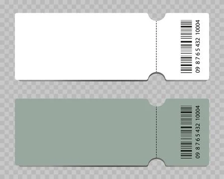 Vector ticket template Stock Illustration