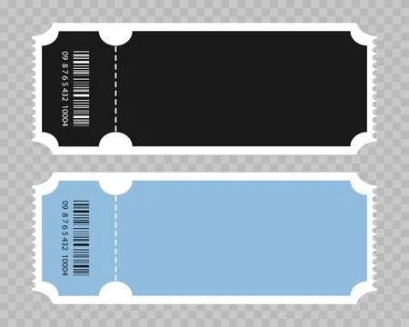 Vector ticket template Stock Illustration