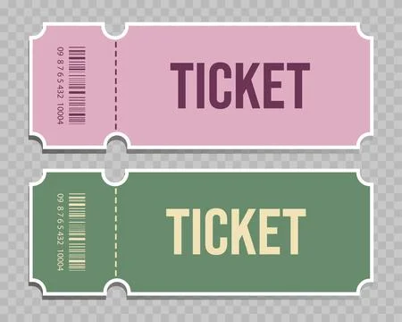 Vector ticket template Stock Illustration
