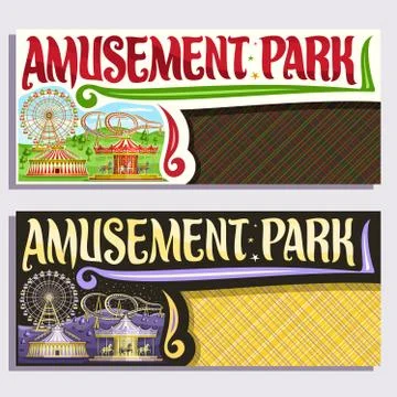 Vector tickets for Amusement Park Stock Illustration