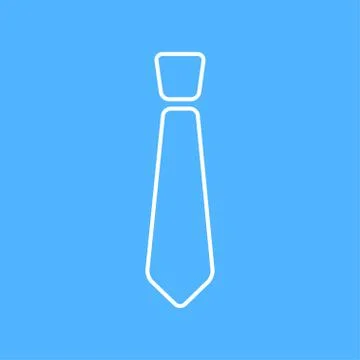 Vector tie icon. Eps10 Stock Illustration