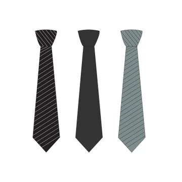 Vector Tie Icon Symbol Set Illustrazione stock