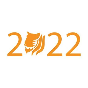 Vector tiger 2022. Year of the tiger 2022. Stock Illustration