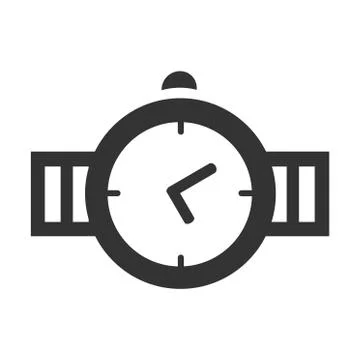 Vector time icon. Stock Illustration