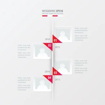Vector timeline Stock Illustration