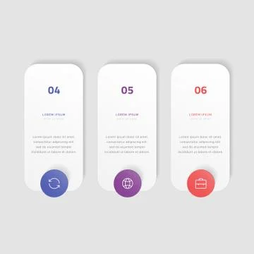 Vector timeline infographic with 3 options, steps or processes イラスト素材