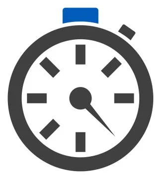 Vector Timer Flat Icon Symbol 스톡 일러스트