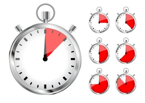 Vector timers Stock Illustration