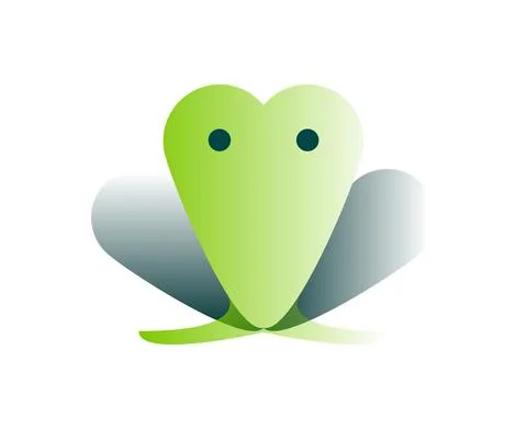 Vector toad in gradient style. Digital art Stock Illustration