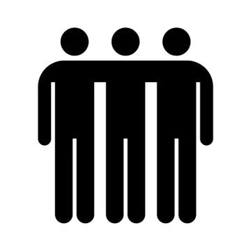 Vector togetherness symbol Stock Illustration