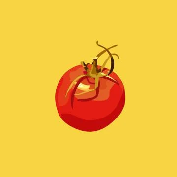 Vector tomato icon. Stock Illustration