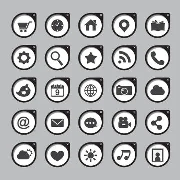 Vector tools for web and mobile Stock Illustration