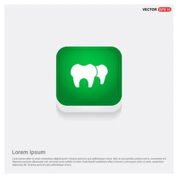 Vector Tooth Icon Stock Illustration