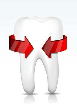 Vector tooth protection Stock Illustration
