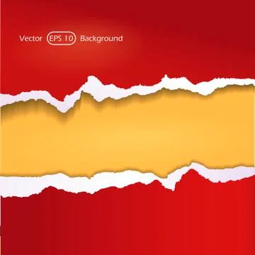 Vector torn paper background. - Illustration Stock Illustration
