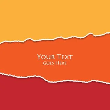 Vector torn paper Stock Illustration
