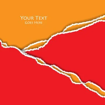 Vector torn paper Stock Illustration