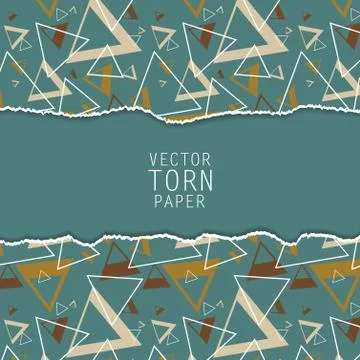 Vector torn paper Stock Illustration