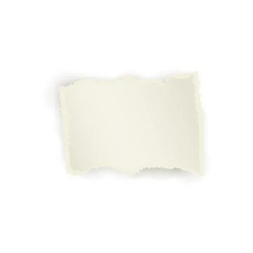 Vector torn paper with ripped edges Illustrazione stock
