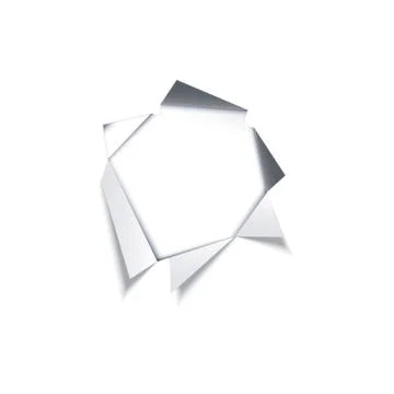 Vector torn paper with ripped edges Stock Illustration