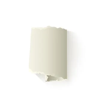 Vector torn twisted paper with ripped edges Stock Illustration