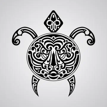 Vector tortoise with tiger face on its shell 스톡 일러스트