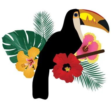 Vector toucan bird Stock Illustration