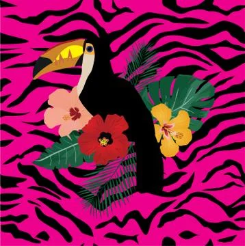 Vector toucan bird Stock Illustration