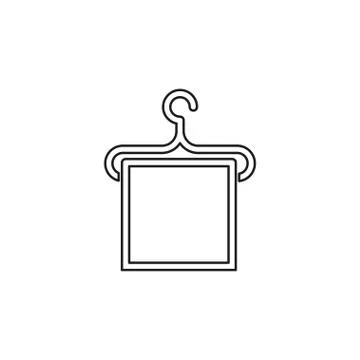 Vector towel illustration isolated Stock Illustration